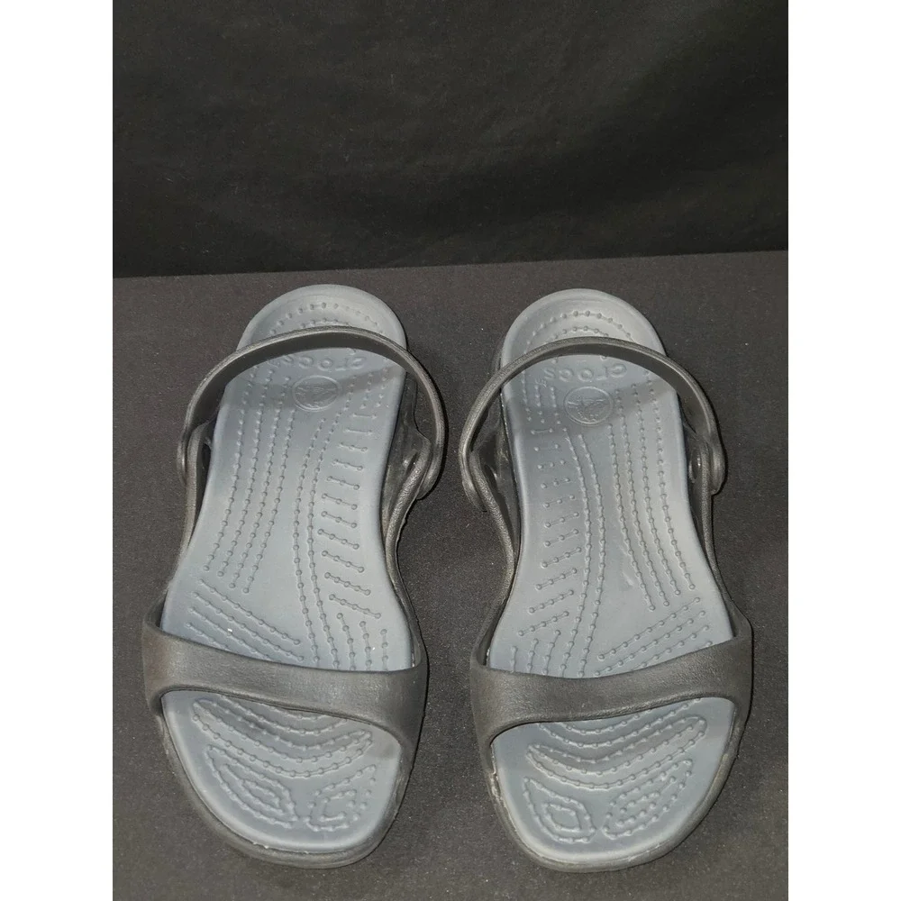 Crocs Kids Sloane Embellished Sandal Black Mary Jane Comfortable Shoes Size‎ 6